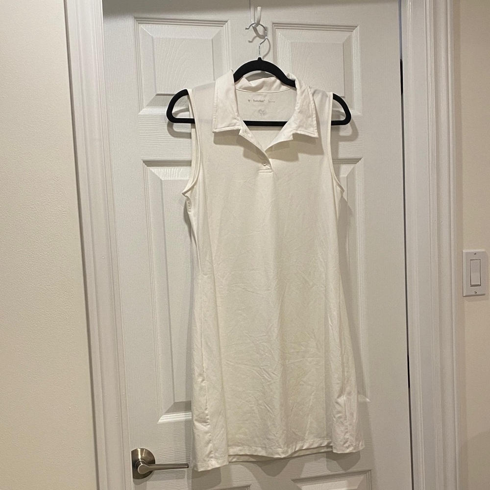 Aritzia TNA Sleeveless White Polo Dress - Size L
